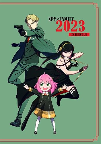 Ensky ESF-02 TV Anime SPY x FAMILY 2023 libro de horarios que comienza en diciembre de 2023 mensualmente
