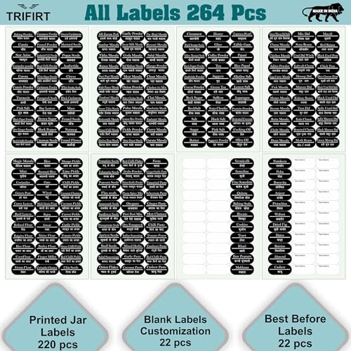 Image of Trifirt Stickers (Kitchen Items, Round)