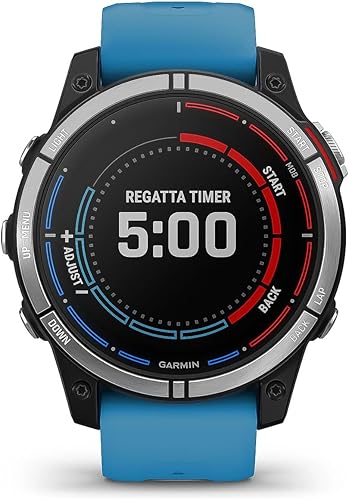 Miniatura 2 de Garmin Quatix 7 Marine GPS Reloj inteligente de silicona azul 010-02540-61