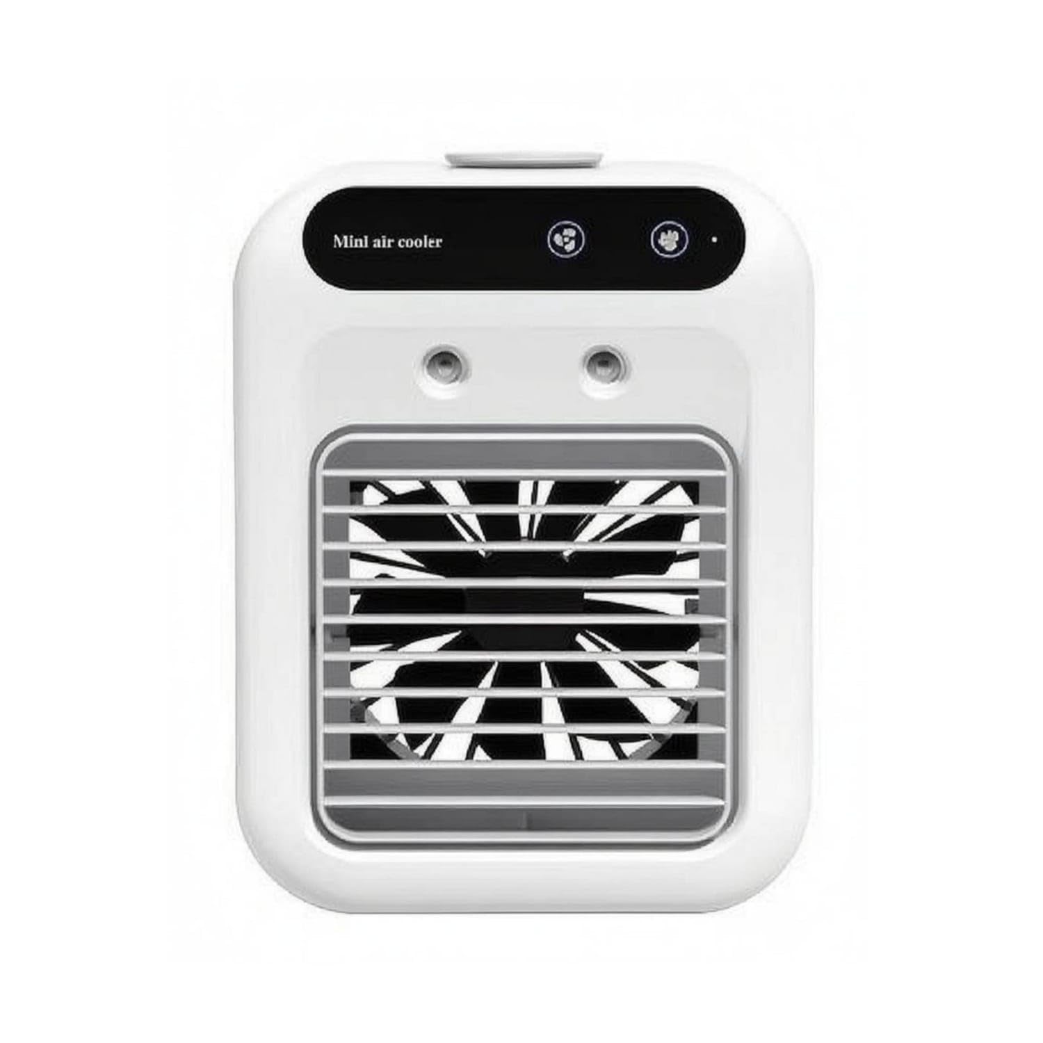 Compact Desktop Air Cooler Humidifying Mini Air Cooler Touch Controls Portable Mist Fan Ventilated, Humidifying Fan-image-28