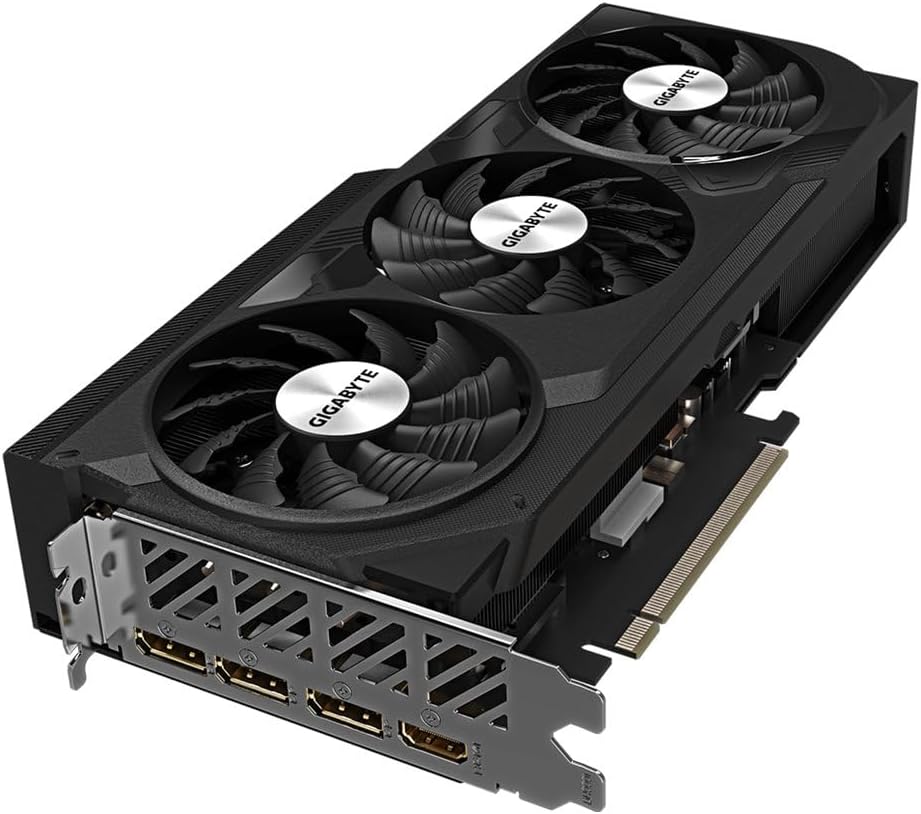 GIGABYTE GeForce RTX 4070 TI WINDFORCE OC 12GB Graphics Card - 12GB DDRX6 21Gbps, PCI-E 4.0, 3 x DP 1.4a, HDMI 2.1a, NVIDIA DLSS 3, Ada Lovelace Arch, GV-N407TWF3OC-12GD