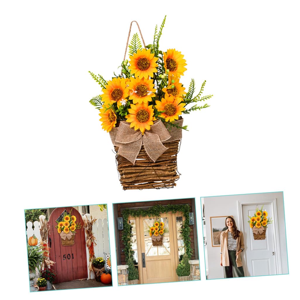 De Girasoles Verano Puerta Entrada Decorativa Girasol Artificial Artesanía Clásica