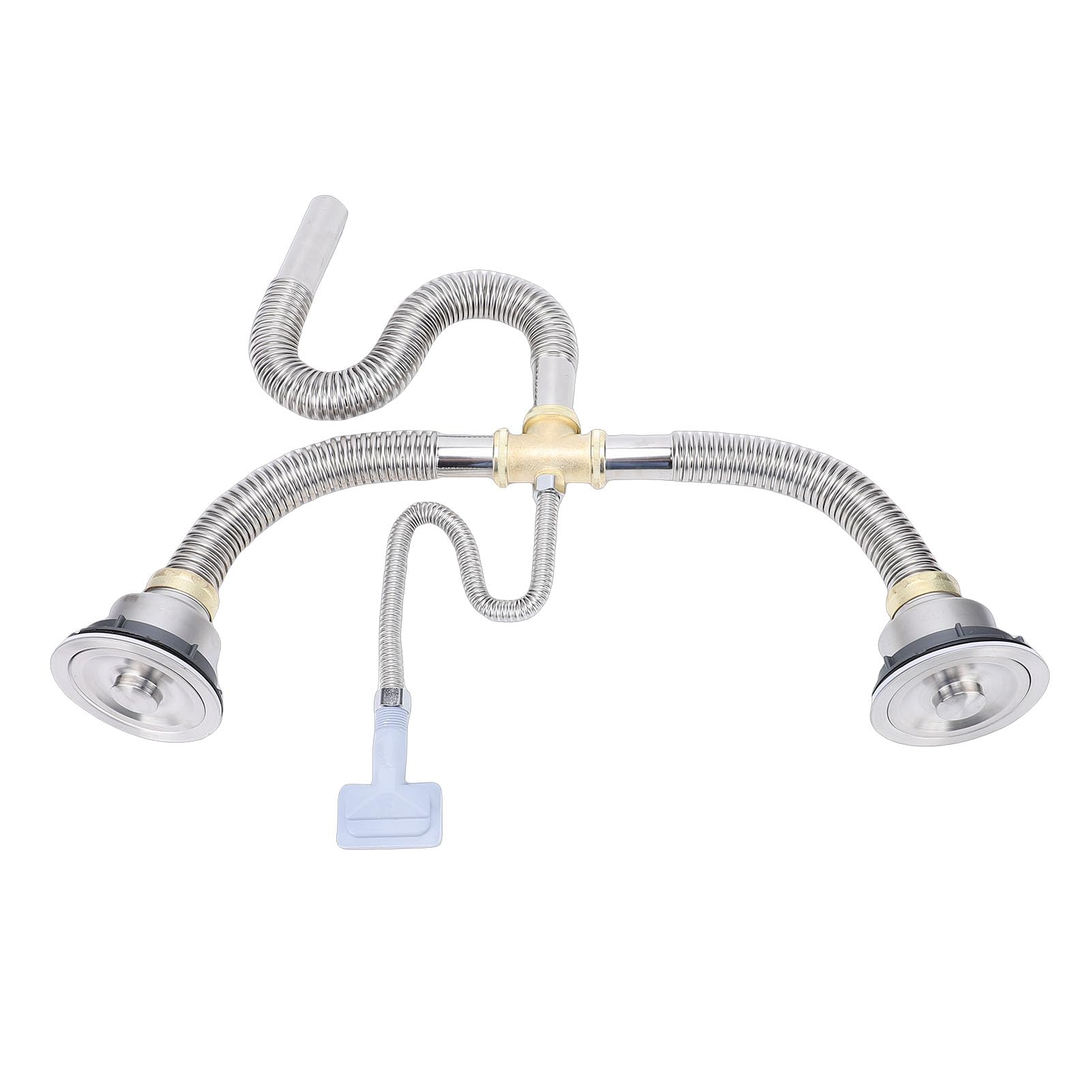 Tuyau de descente d'évier en acier inoxydable durable avec siphon en S 39mm