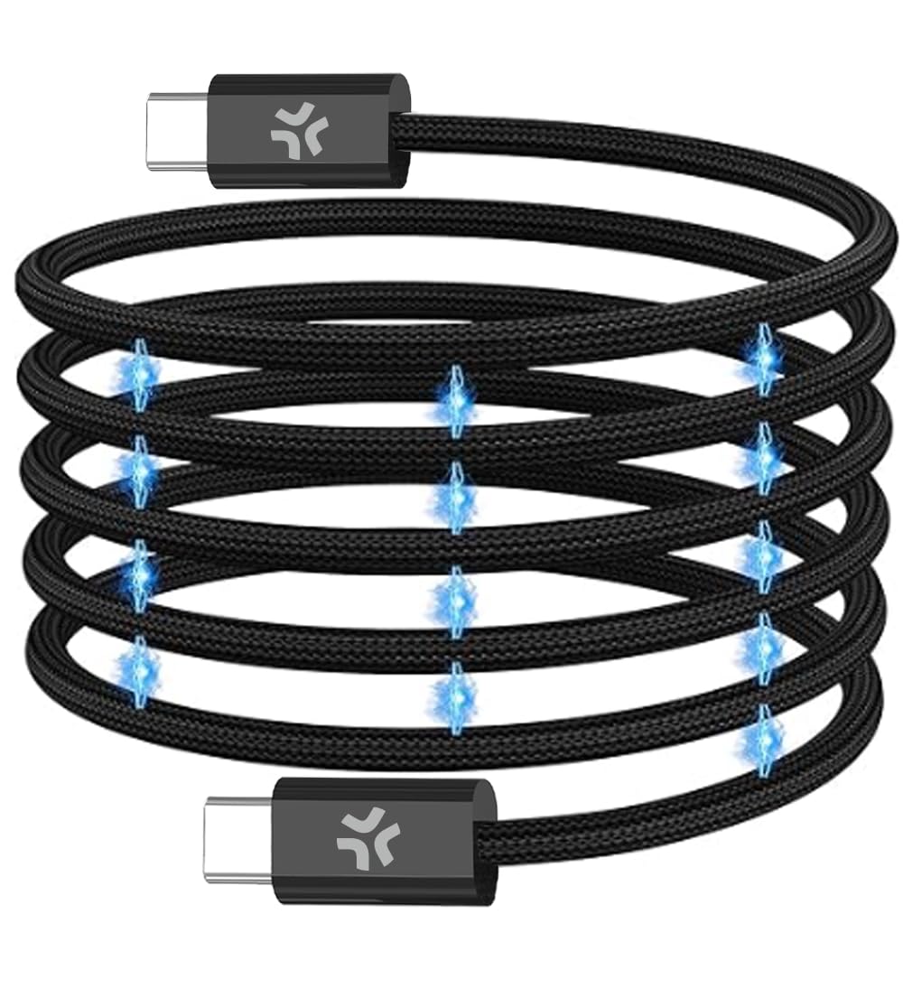 Câble USB-C vers USB-C magnétique Celly de 1m pour smartphone - 8