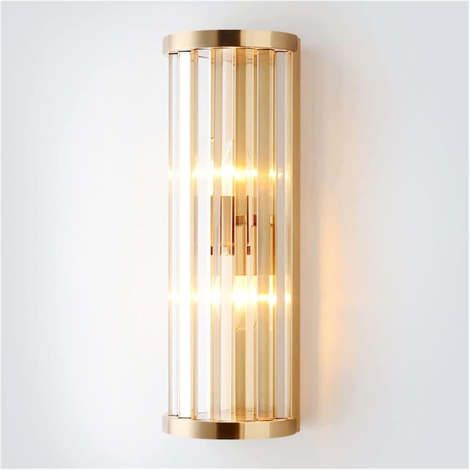 HYJAUSXB Wall Lamps Sconces Lamp Light Glass Crystal Sconce Mid-Centuryd Fixture Bedroom Bedside Living Room Stair Mount Lights