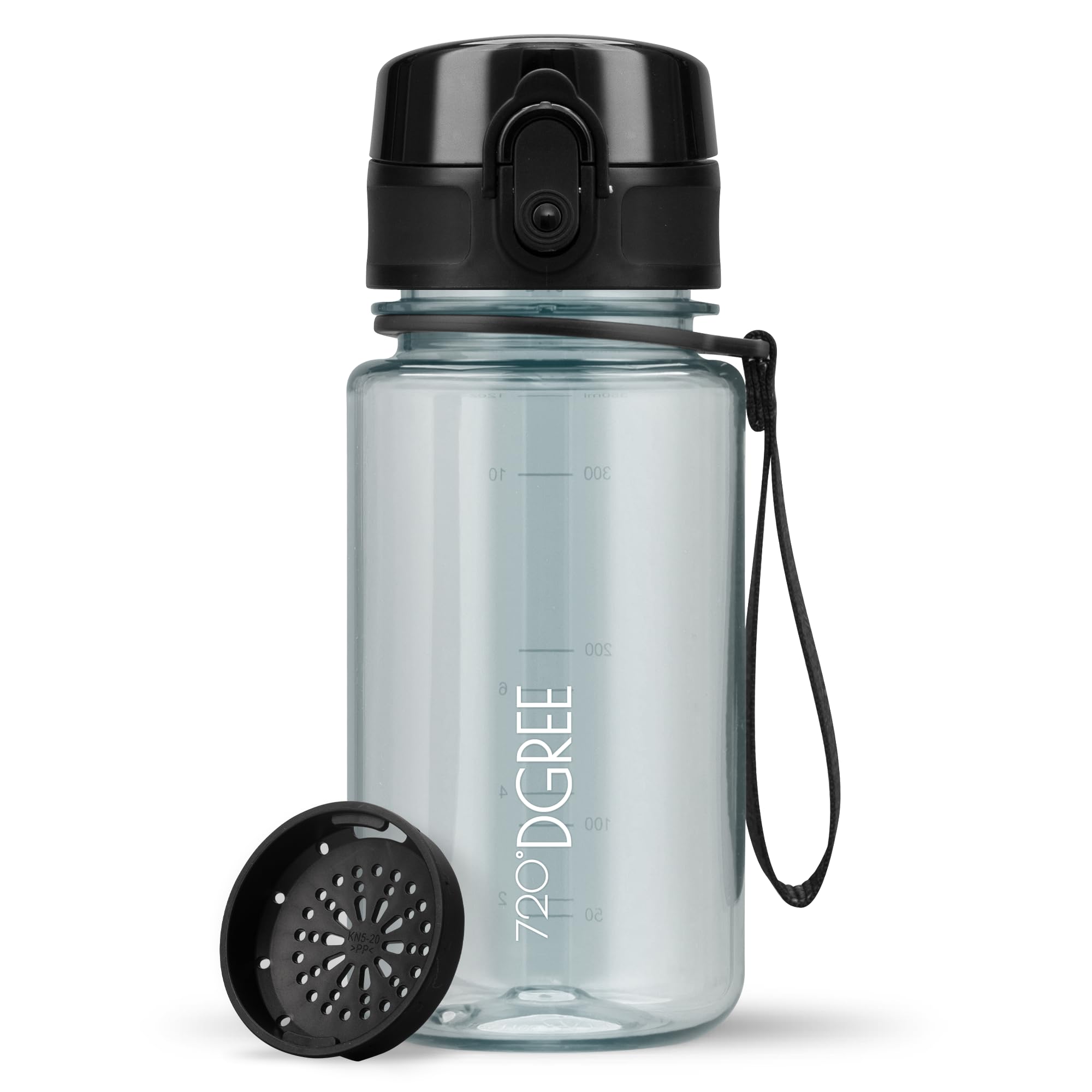 720°DGREE Botella Agua 1 Litro “uberBottle“ - Tamiz-Fruta, softTouch - Sin BPA, Prueba de Fugas, Reutilizable - Cantimplora, Water Bottle ideal para Deporte, Fitness, Gimnasio, Senderismo, Ciclismo — view 186