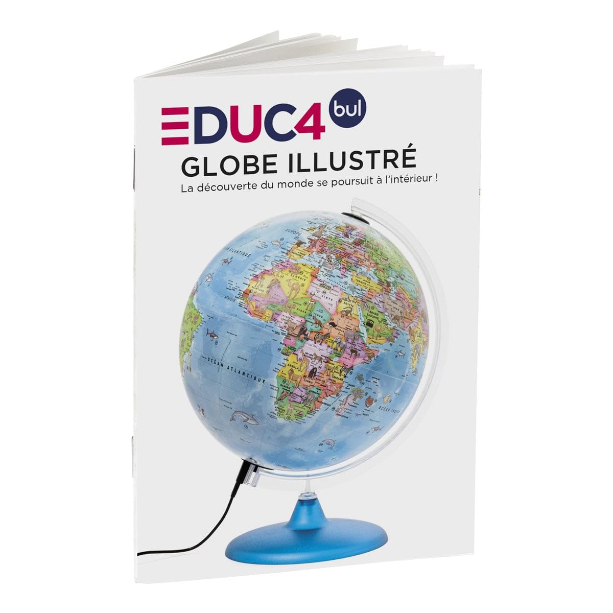 Oxybul | Globe illustré lumineux | 6 ans et plus