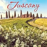 Tuscany | 2024 12 x 24 Inch Monthly Square Wall Calendar | Graphique de France | Travel Italia Art