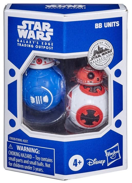 STAR WARSGalaxy’s Edge Trading Outpost Depot BB Units Blue and Red