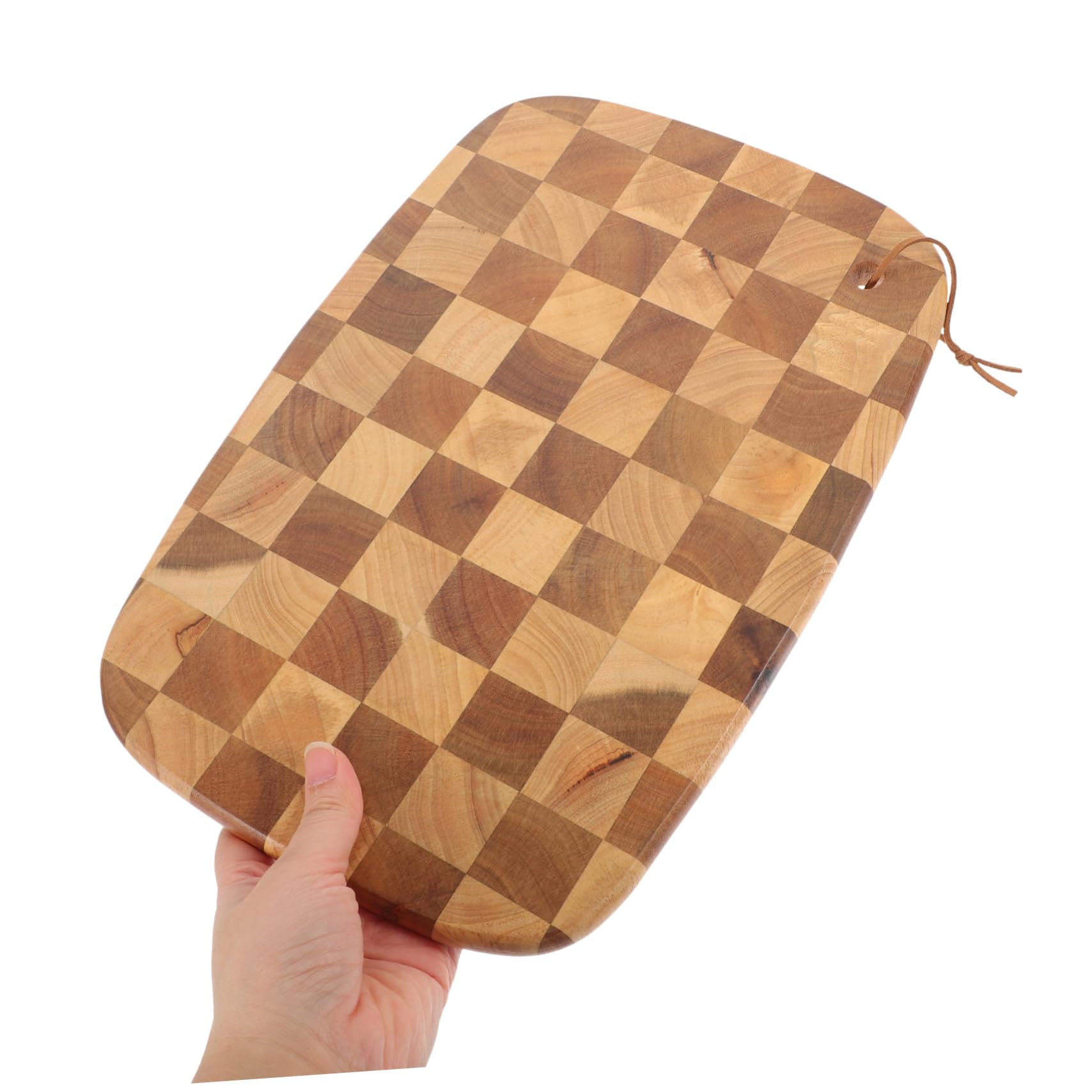 COLLBATH Tabla de Cortar Cocina Madera Nogal Doble Cara Fácil de Usar para Preparar Comidas Cocina Profesional y Hogar