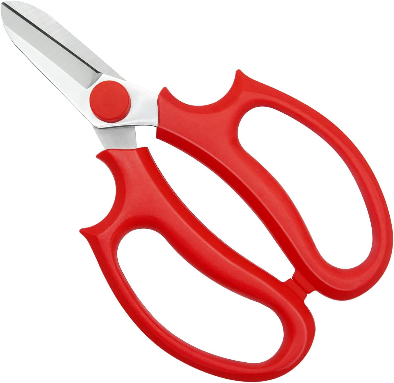 100pcs Flower Scissors Floral Shears, Comfortable Large Handle for Left or Right-Hand, Washable Sharp Stainless Steel Blade, Easy to Use and Clean, Prune the Flower Stems, Roses, Daffodils