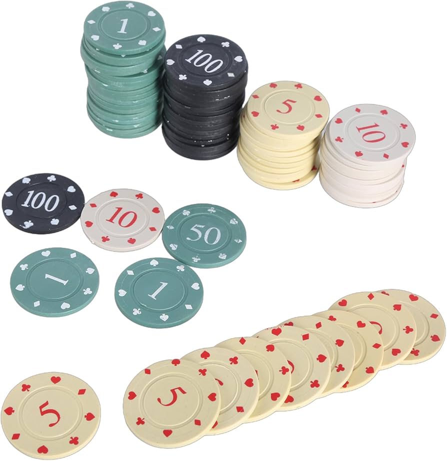 大量ポーカーチップまとめ Amazon | 100 個カジノポーカーチップゲームチップ教育コイン