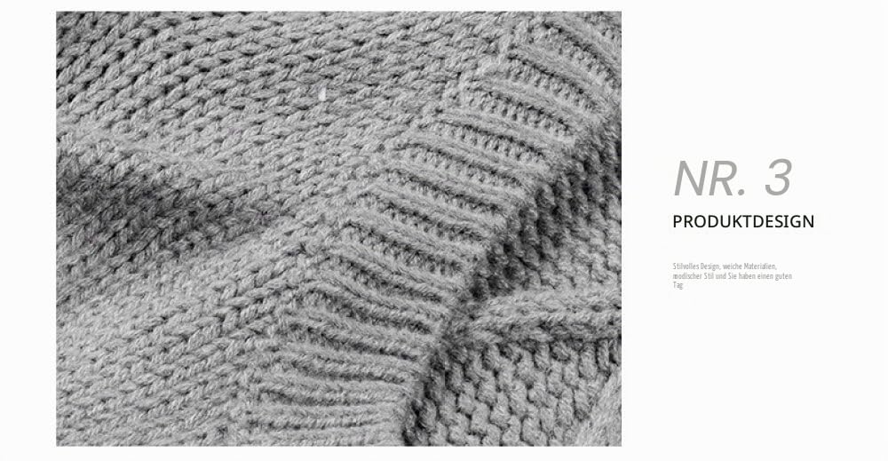 Grobe Strickjacken Mit Kapuze Für Damen Grau Mit Zopfmuster Fleece Gefüttert Strickjacken Offene Vorderseite Hornschnalle Damenpullover Mantel Warme Winterjacke Strickpullover Oberbekle