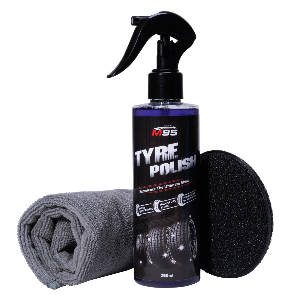 M95 Tyre Polish for Car & Bike | Long Lasting Shiner Super Gloss Car ...