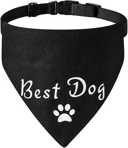 El mejor collar de bandana de boda para perro, bandana de compromiso ajustable para mascotas con hebilla de liberación rápida y anillo en D
