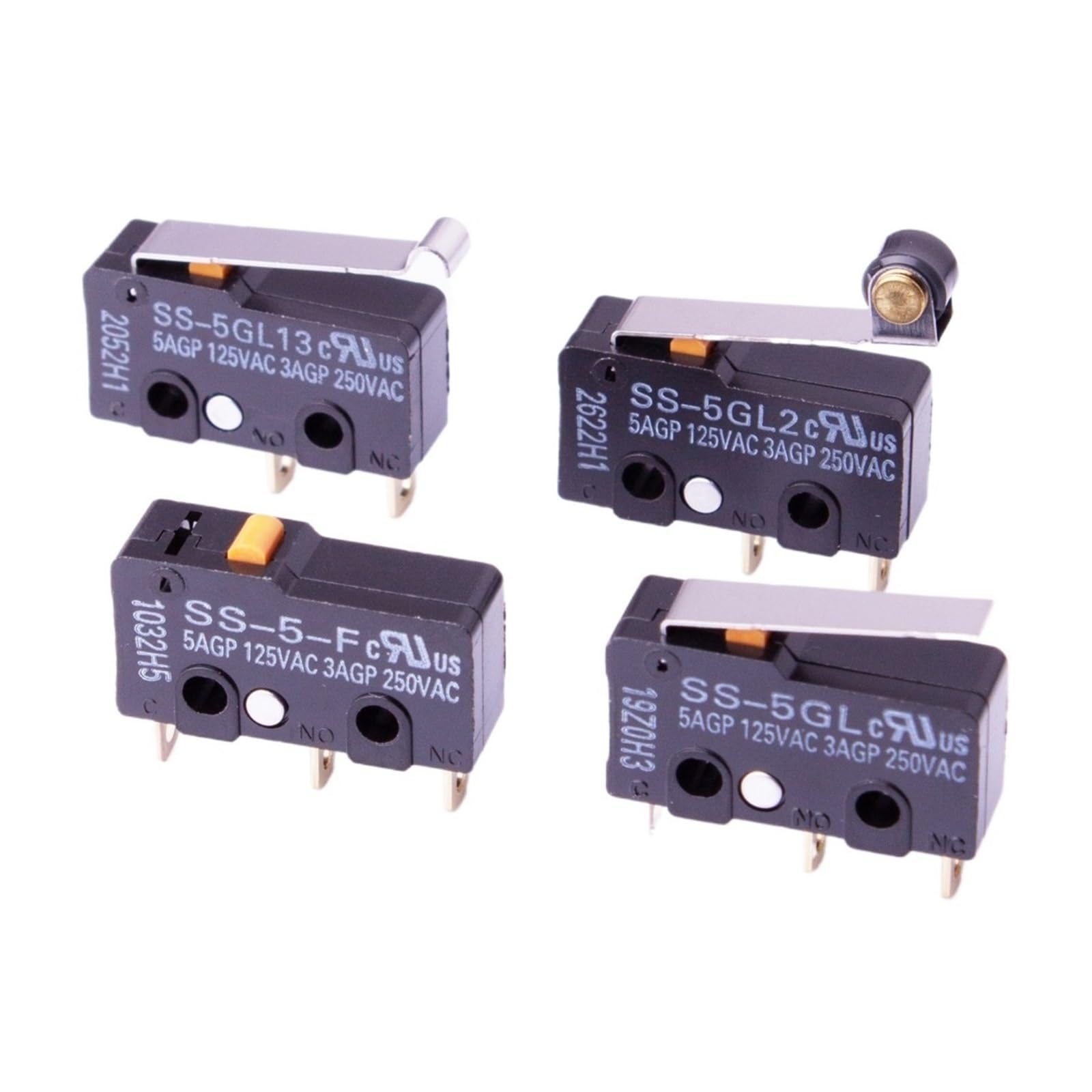 Micro switch SS-5GL2 évite les collisions sur butée de guidage