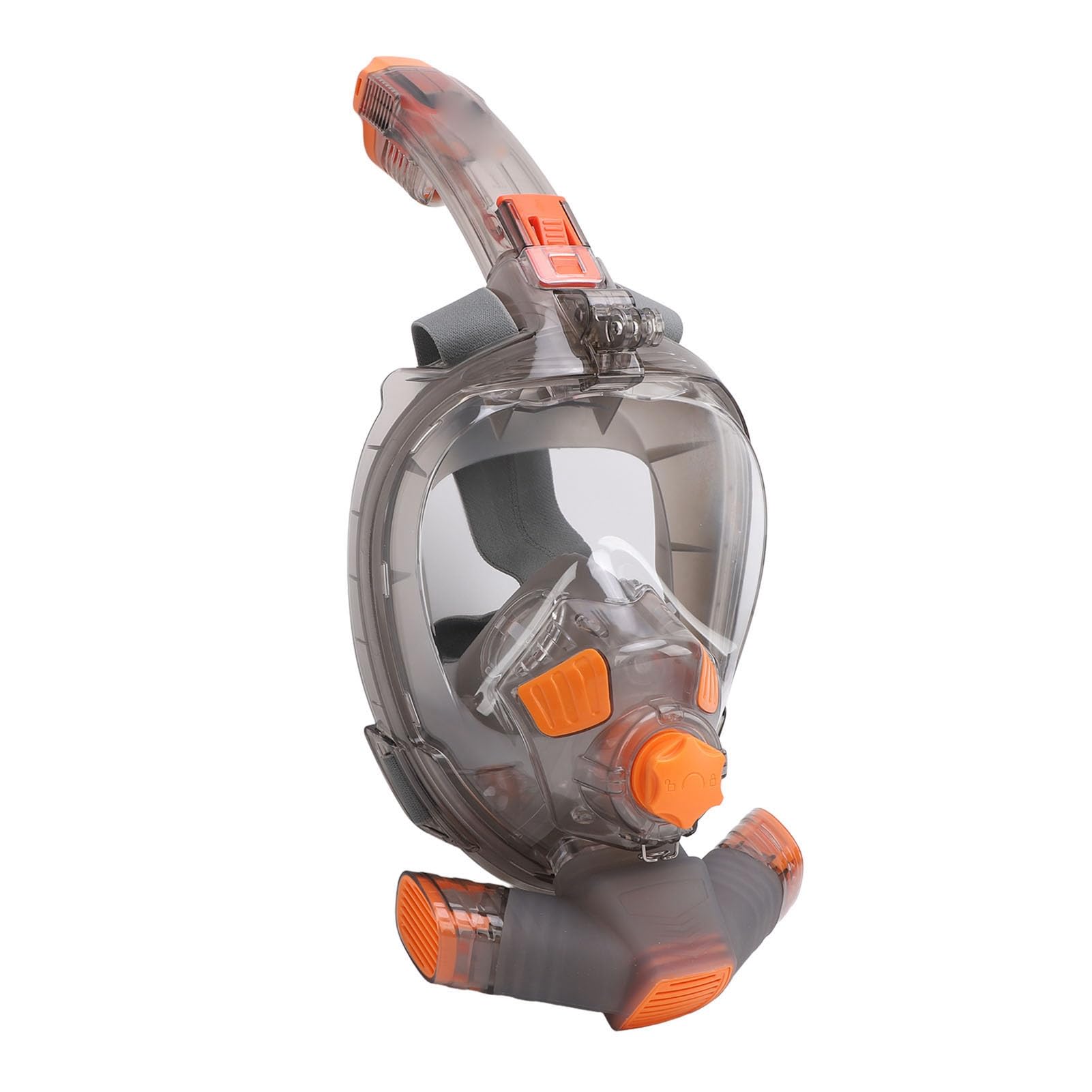 Generic Gafas Panorámicas de Snorkel con Tecnología Antivaho para Exploración Subacuática Naranja Gris