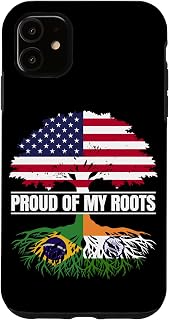 Brazil India Mix Heritage Proud of my Roots Brazilian Indian Case for iPhone 11