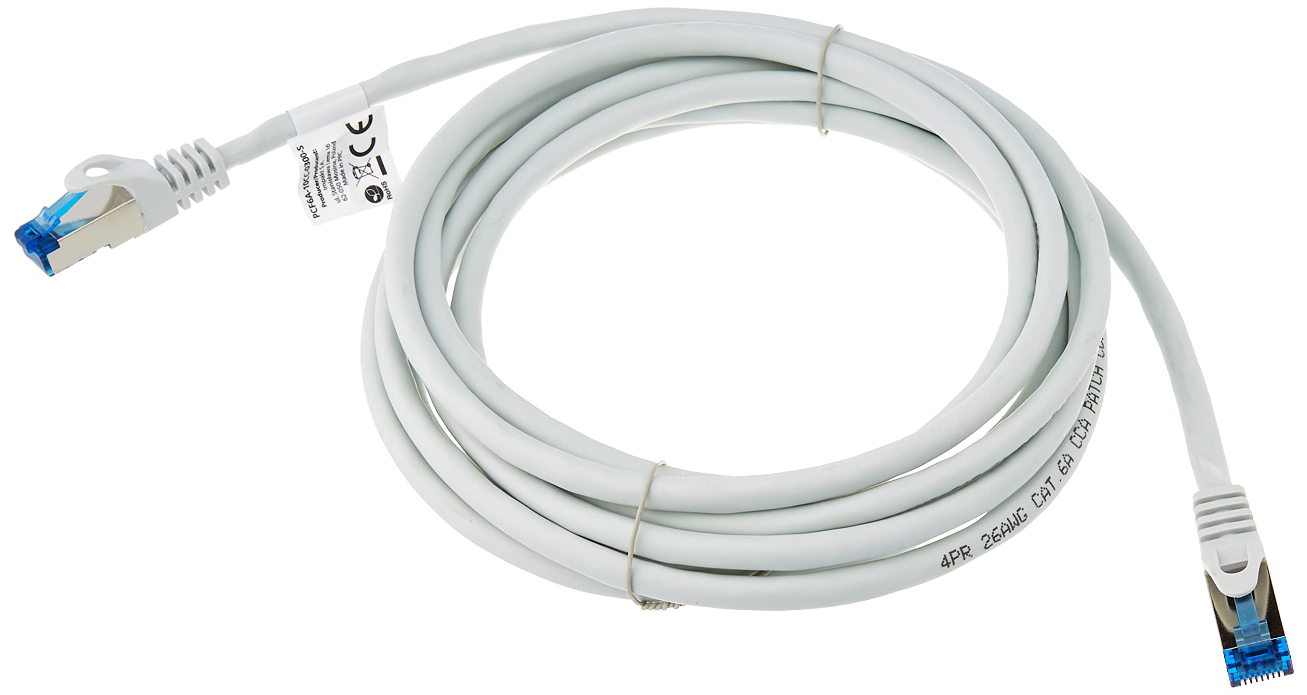 lanberg Hose Cat.6a FTP LSZH CCA 3M Fluke Passed Grey