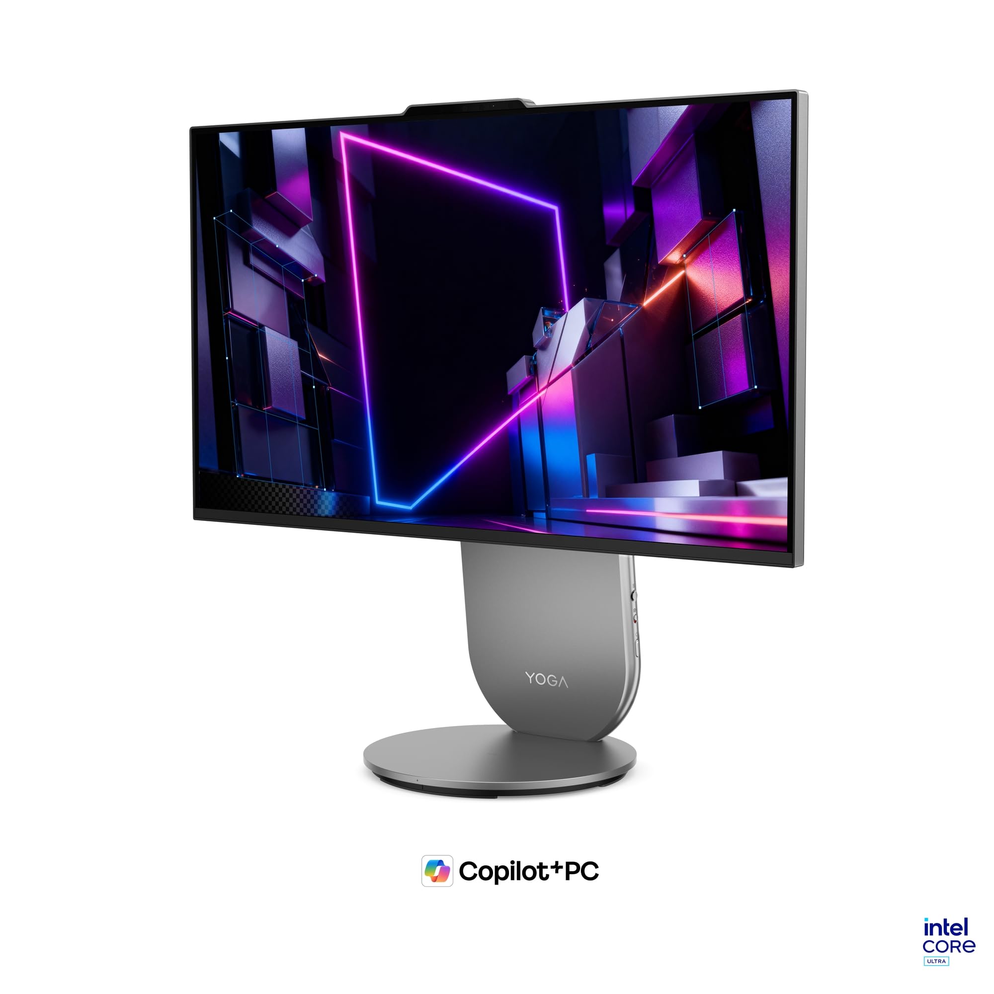 Lenovo Yoga AIOi PC | Copilot+PC | 27" QHD Touch Display | Intel Core Ultra 7 356H | 32GB RAM | 1TB SSD | NVIDIA GeForce RTX 5060 | Windows 11 | Inkl. Maus und Tastatur | Grau | 3 Monate Premium Care