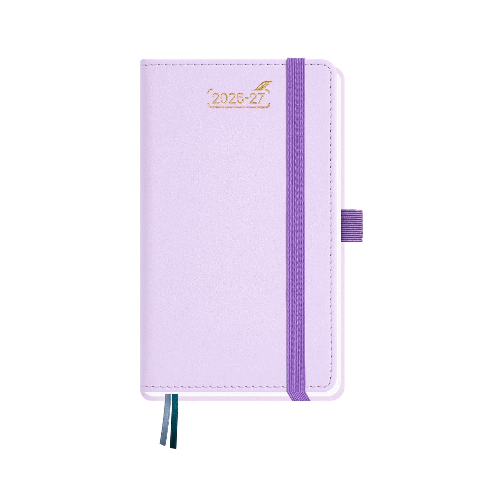 BEZEND Wochenkalender 2026 2027 mit PU-Leder Hardcover