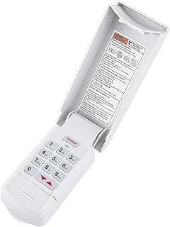 GK-R Garage Door Opener Wireless Keypad Compatible with All Genie Openers and Overhead Door Garage Door Openers Replace Models 37332R, GK-BX, OKP-BX, GWKP, ACSDG, ACSDA1, ACSD1G,White