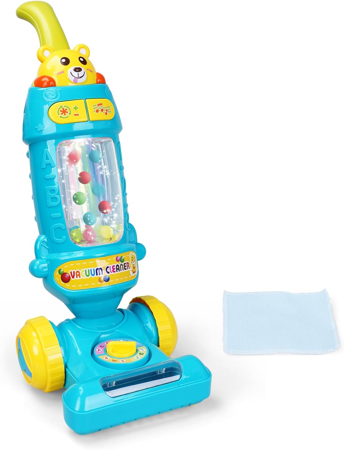 Kids Vacuum Cleaner Toy for Toddler with Lights & Sounds Effect & Ball-Popping Action – Pretend Play Housekeeping Toys Great Gifts for Toddlers, Boys and Girls, Ages 2 3 4 Years Old