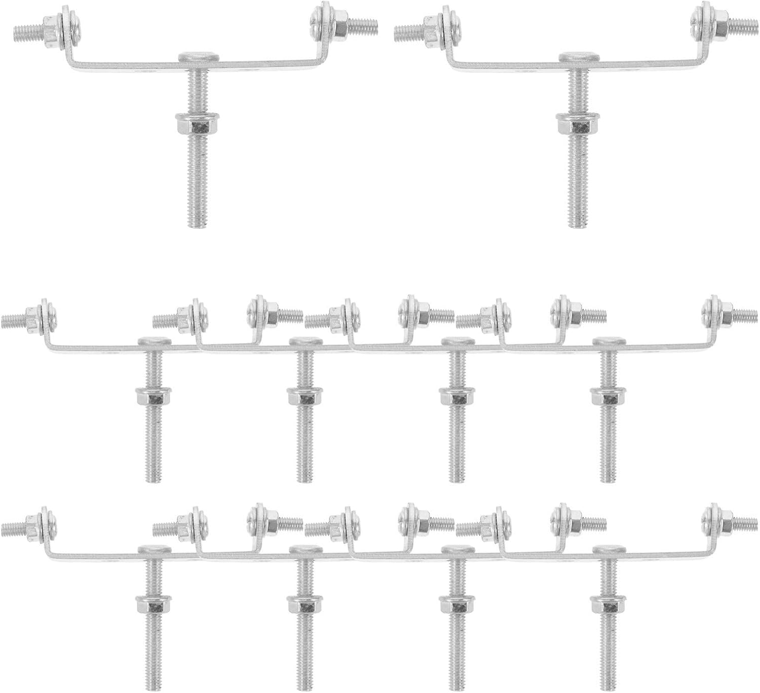 Bicycle Rear Rack U Adapter for Road Bikes, Metal Connector Set