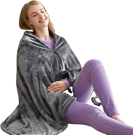 Review Electric Blanket Heated Throw, Soft Flannel Heating Blanket Throw with 3 Heating Levels , Electric Blanket Shawl,,Machine Washable, Home Office Use, 59*34 inch Review Electric Blanket Heated Throw, Soft Flannel Heating Blanket Throw with 3 Heating Levels , Electric Blanket Shawl,,Machine Washable, Home Office Use, 59*34 inch