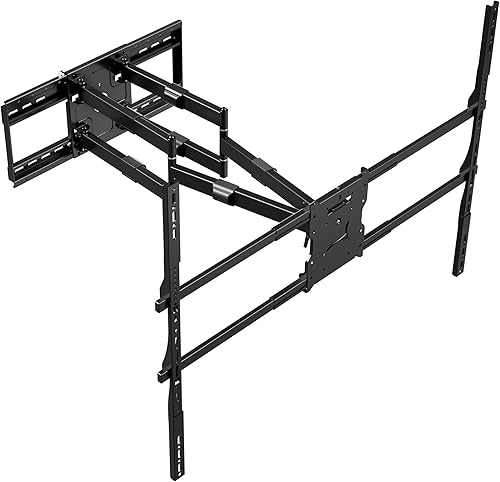 Mount-It! The Beast XXL Soporte de pared para TV de brazo largo, movimiento completo para 75-140", 275 libras, extensión de 38.6", VESA 1200 × 900,
