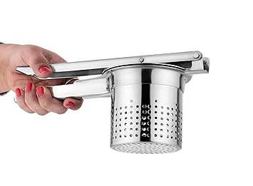 Stainless Steel Potato Masher Ricer Puree Fruit Vegetable Juicer Press Maker