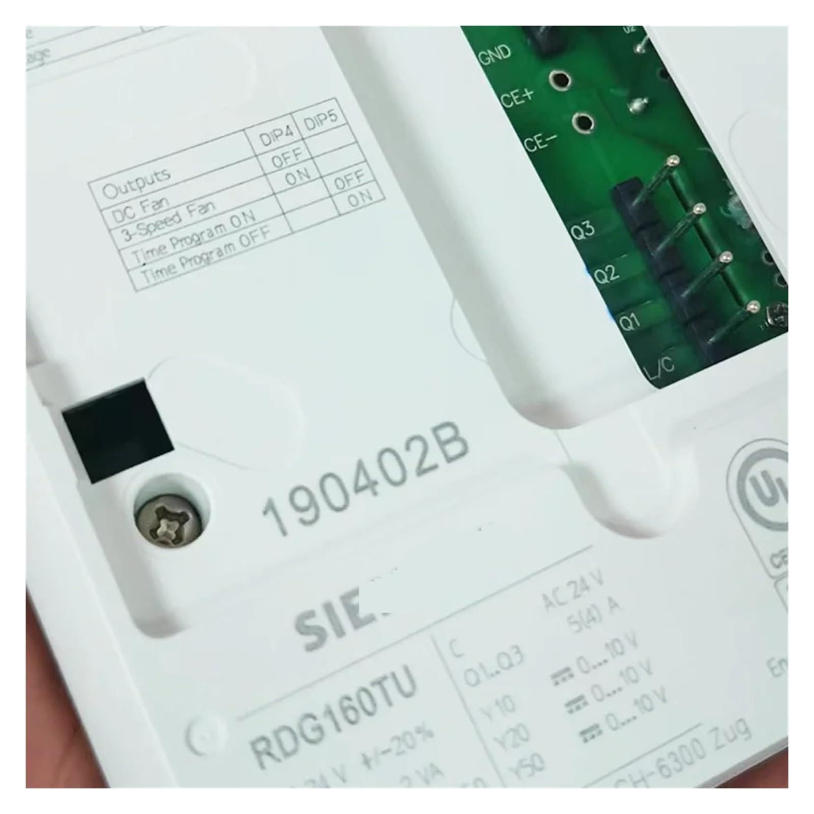 Termostato De Pared con Pantalla LCD E Interruptor De Control De Sensor De Humedad Incorporado. Compatible con Siemens RDG160TU