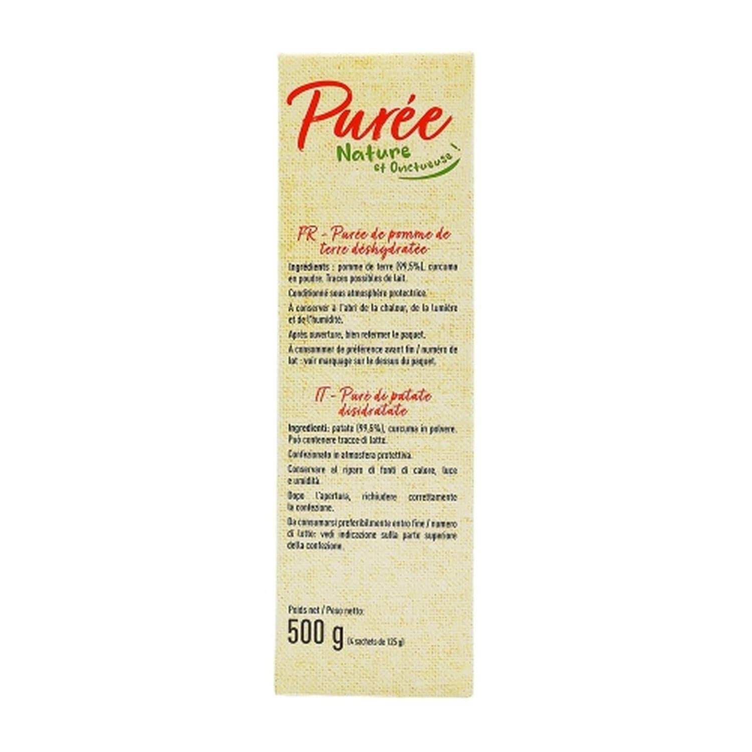 Lot 3x Purée de pomme de terre 4 x 125g - Boîte 500g