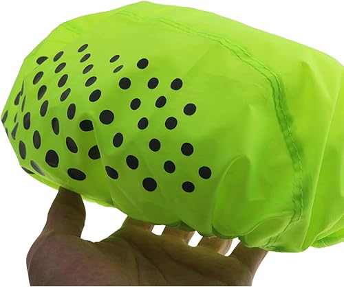 Miniatura 3 de Funda para casco con tira reflectante transpirable para ciclismo, cubierta de lluvia, para montar en carretera, casco de bicicleta de agua y nieve