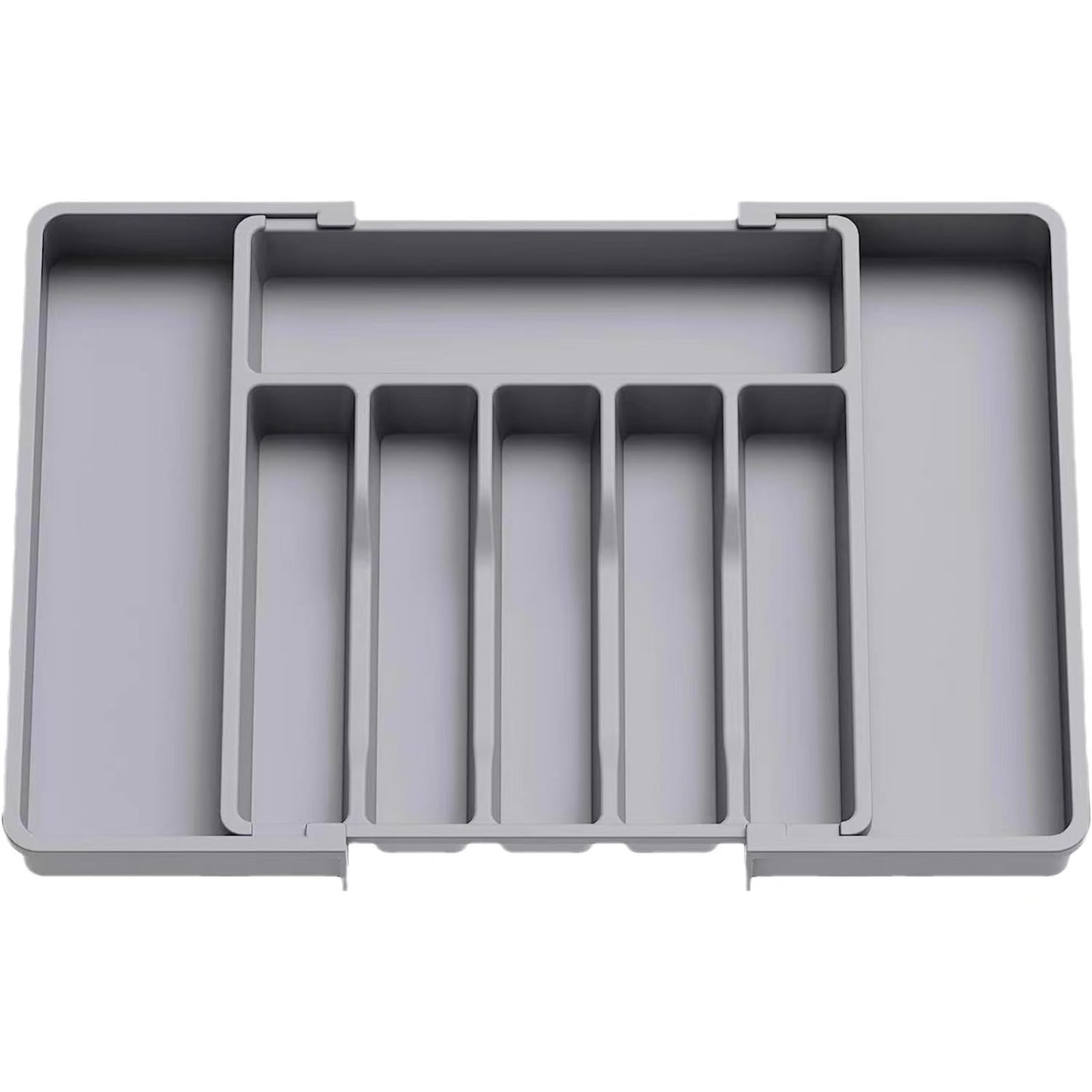 Organiseur de cuisine polyvalent avec compartiment réglable pour couteaux