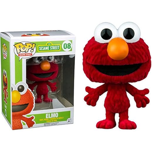 Funko Pop Sesame Street Elmo Exclusive Flocked Vinyl Figure