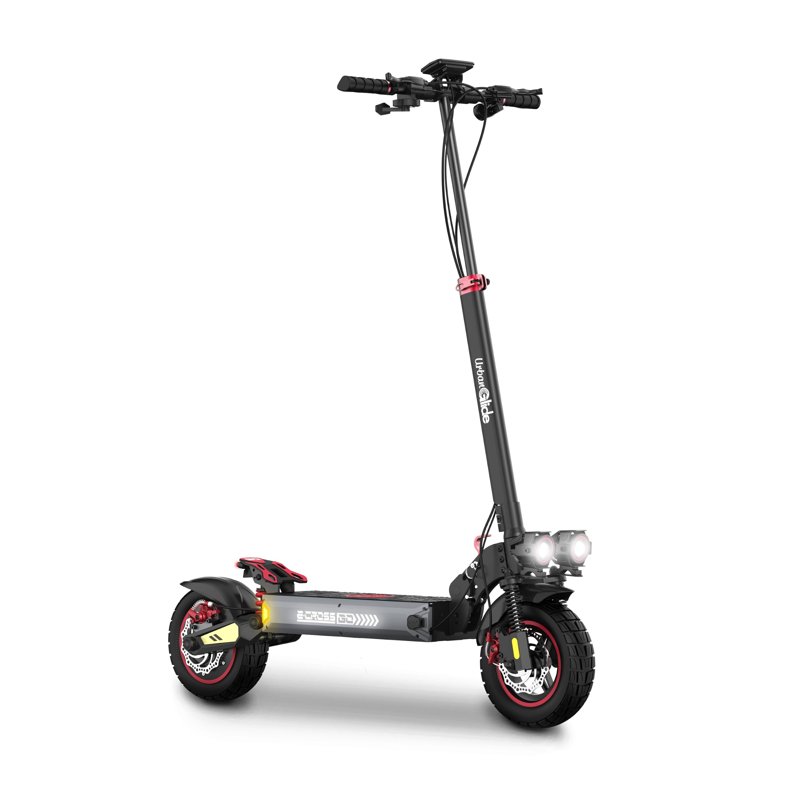 Trottinette Électrique Adulte UrbanGlide ECROSS GO – Autonomie Jusqu'a 50 km - Pneu Tubeless 10" - Batterie 54V - Poids 22Kg