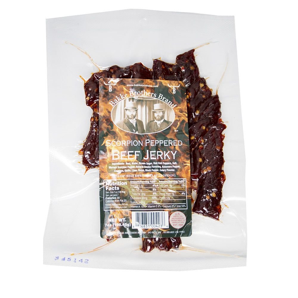 Trinidad Scorpion Peppered Beef Jerky 7 oz
