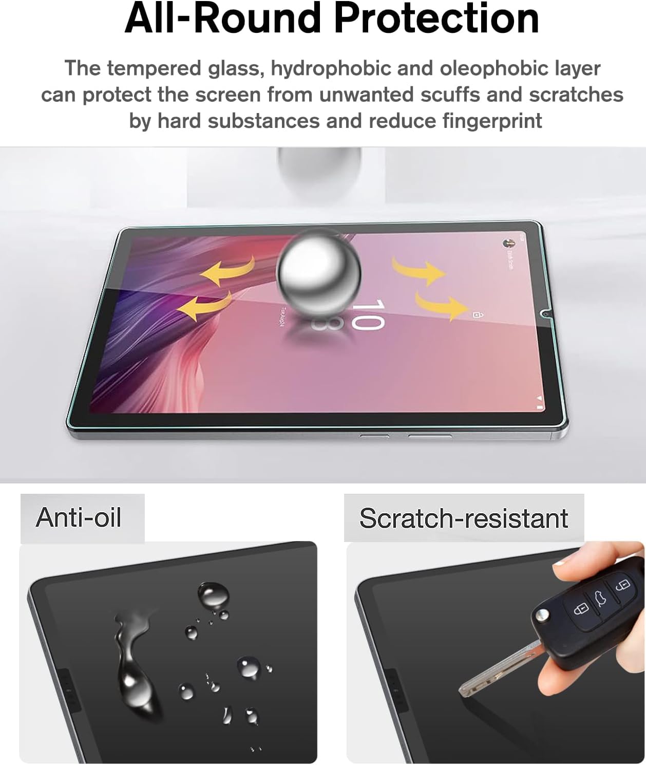 Film Protecteur D'écran Papier Pour Lenovo Tab M9 (9 Pouces) - 2 Pièces PET Mat, Compatible Stylet
