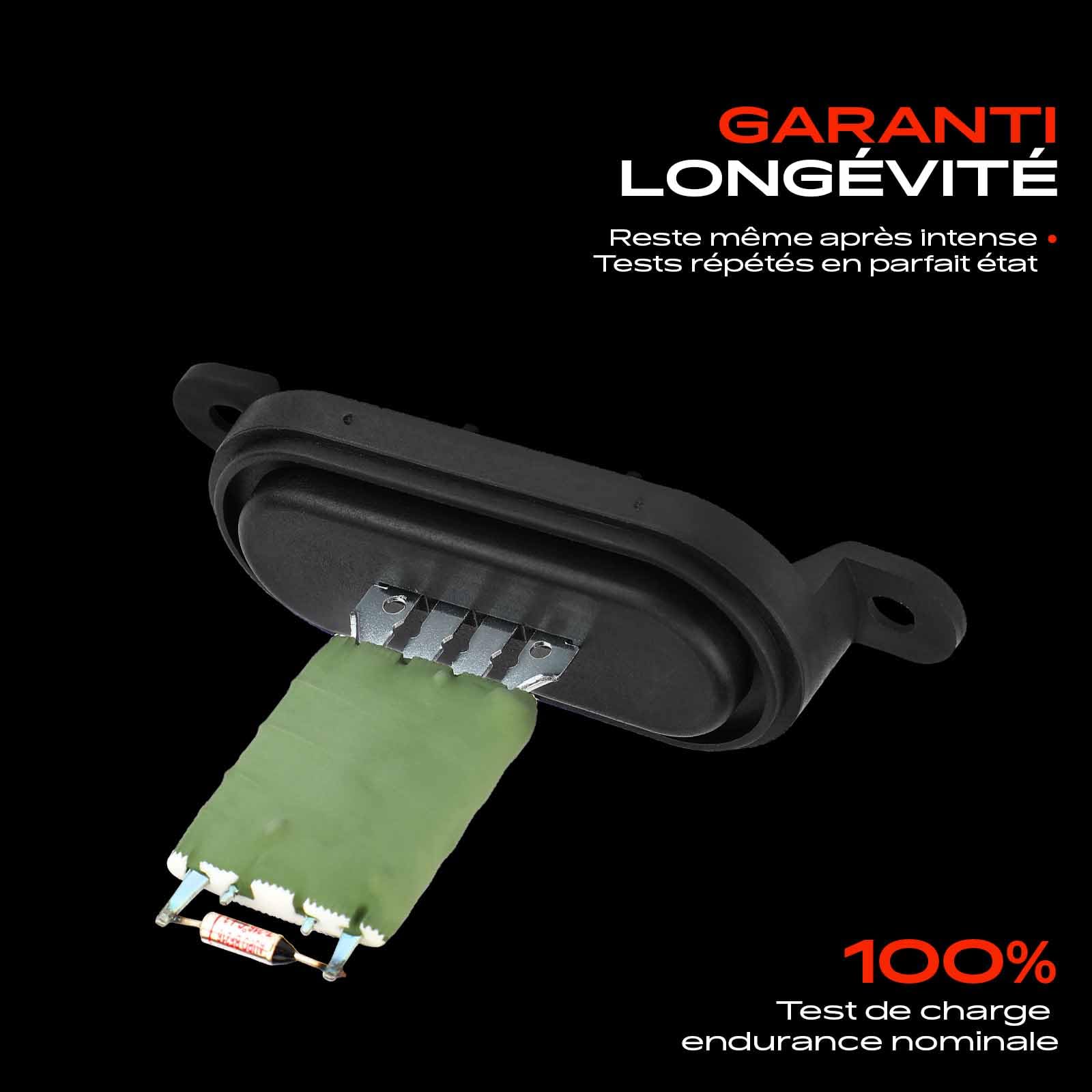 Frankberg Résistance du régulateur de soufflerie 7E0959263 | Compatible avec: M.u.l.t.i.v.a.n V T.r.a.n.s.p.o.r.t.e.r V T.r.a.n.s.p.o.r.t.e.r VI T.o.u.a.r.e.g A.m.a.r.o.k