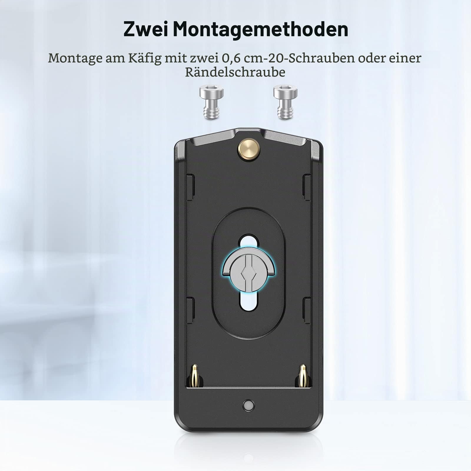 SMALLRIG NP-F Akku Adapterplatte Lite für Sony A7 A9 / BMPCC 4K 6K / GH5 / Z6 Z7, mit 12V DC / 7,4V DC Ausgang - 3018