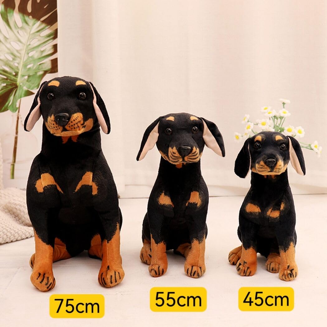 ⭐︎希少　大きな番犬　ぬいぐるみ　ドーベルマン？ロットワイラー？　寝そべり 美品/希少】ロットワイラー ぬいぐるみ 超特大 犬 - メルカリ