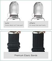 Vista 3 de Goodtimes Clips para cubierta de tabla de planchar, almohadillas ajustables para tabla de planchar, sujetadores, mini tirantes, mantienen