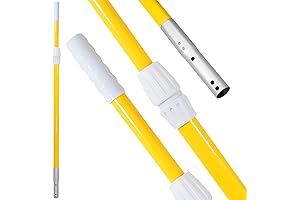 HYDROTOOLS By SWIMLINE 8375 2-Piece Professional Grade Fiberglass Telescoping Pool Cleaning Pole