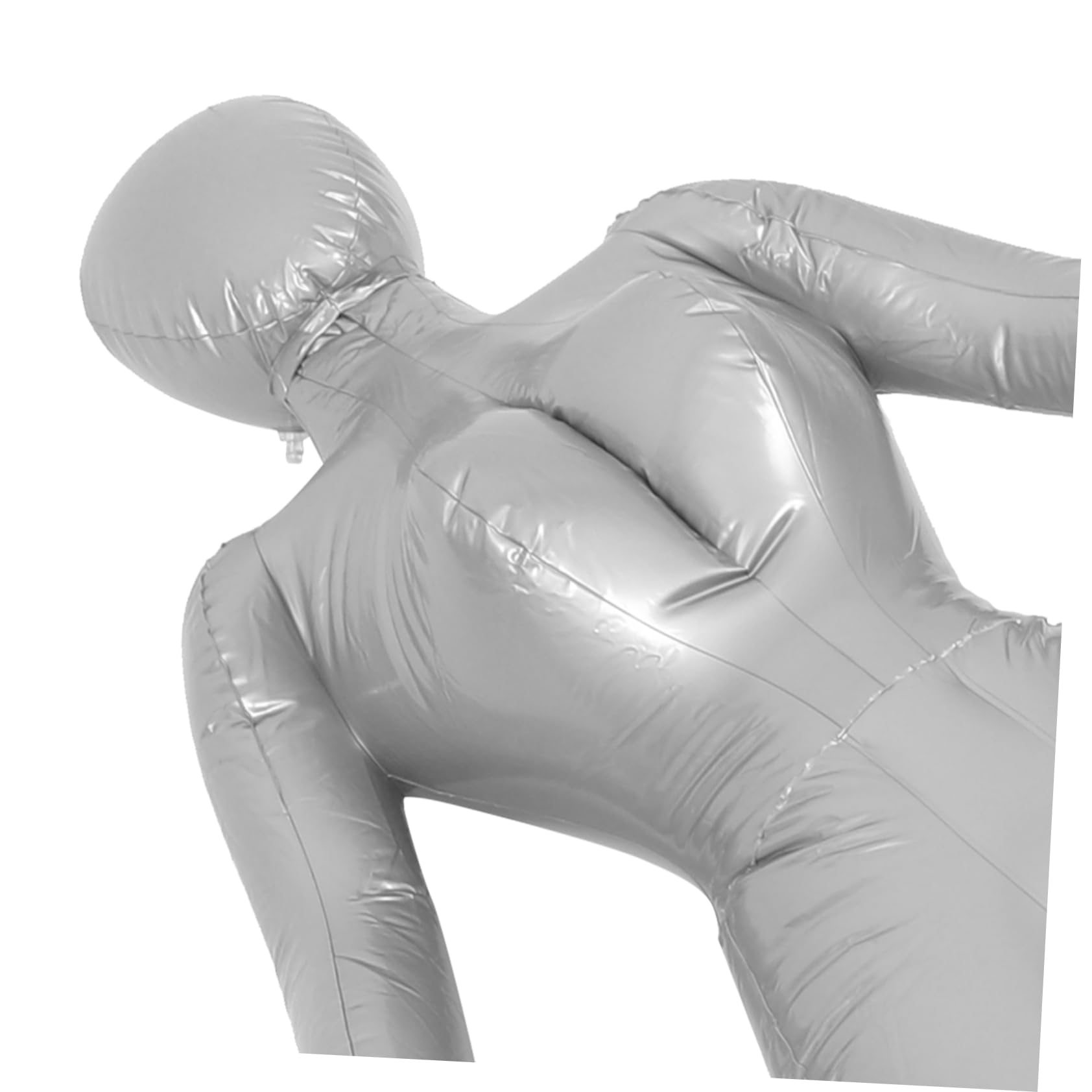 Anneome Aufblasbare für Bekleidungspräsentationsmodell Kleidung Hemden Schaufensterpuppe aus PVC mit Einfachem Design und Schaufensterpuppenständer Lebensgroßes Ausstellungsmodell