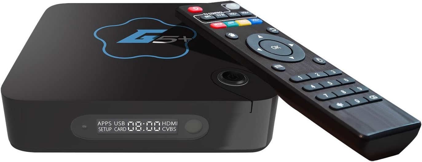 GoStreamer G5+ Quad Core 4K Ultra HD Wi-Fi Android TV Box Kodi Media Player