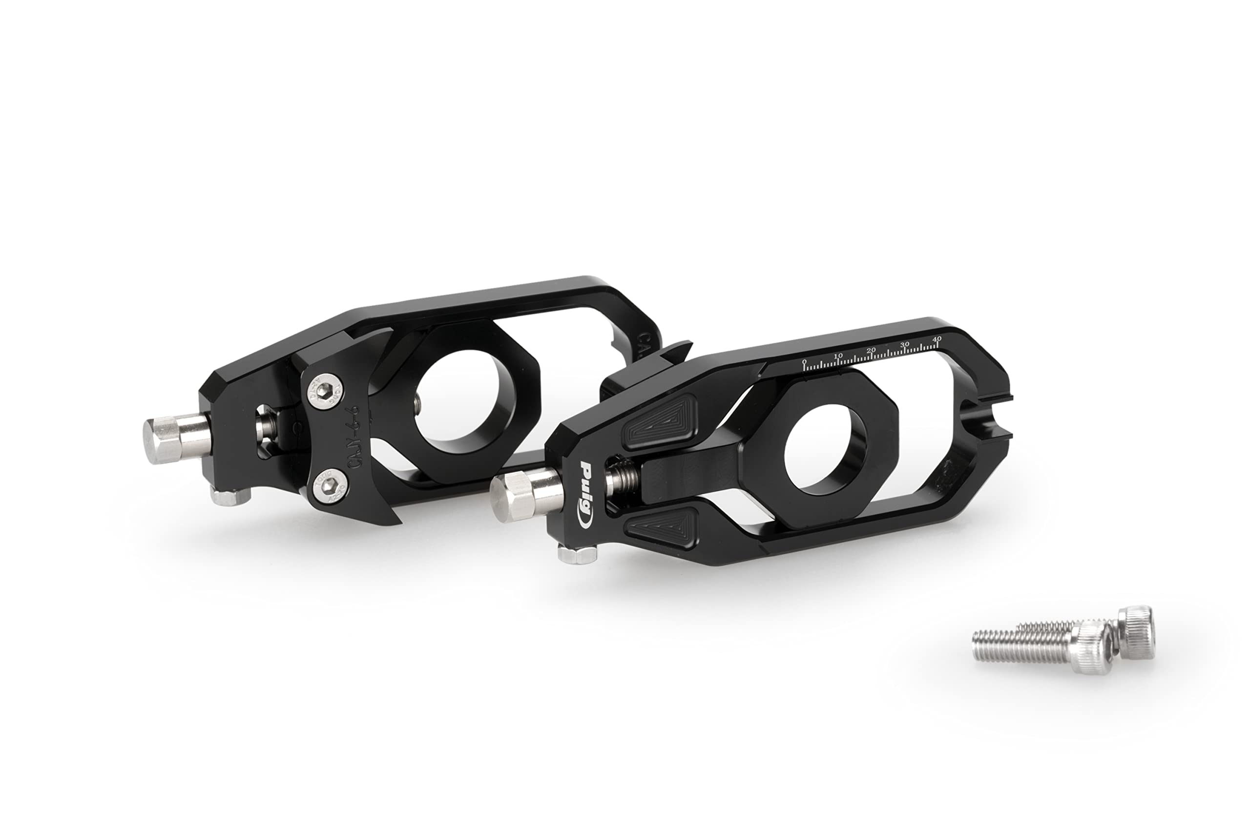Puig Aluminium Chain Tensioner | Black | Yamaha TMAX 530 SX 2017>2019
