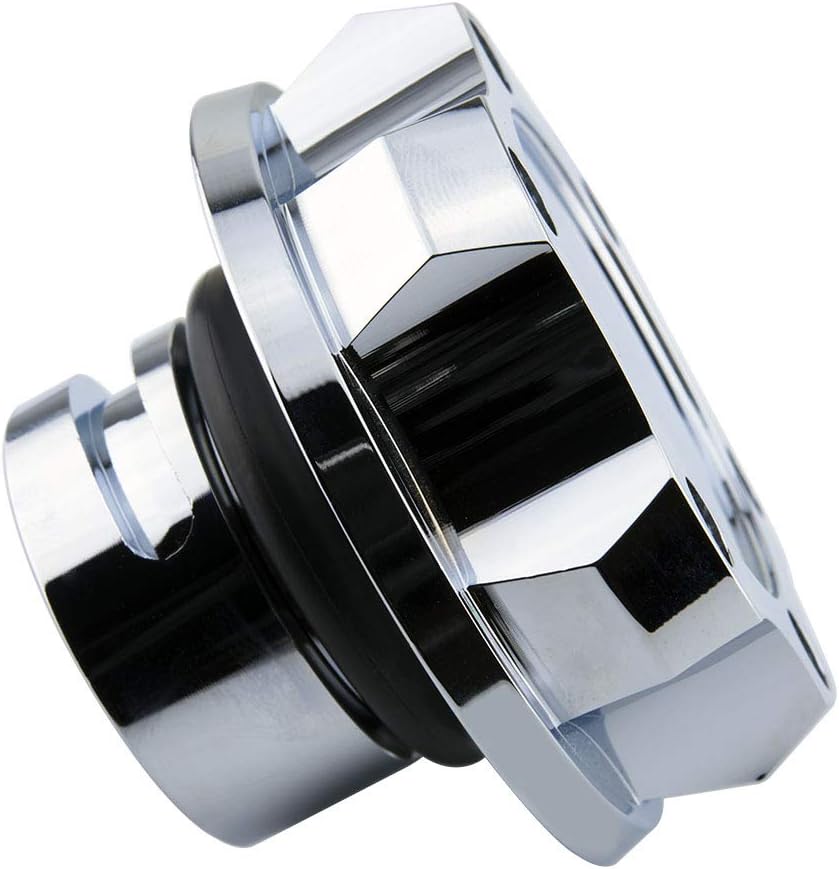 VMS RACING CHROME OIL CAP LS1 5.7L in Billet Aluminum Compatible with Pontiac Trans Am Firebird WS6 98 99 00 01 02 1998 1999 2000 2001 2002