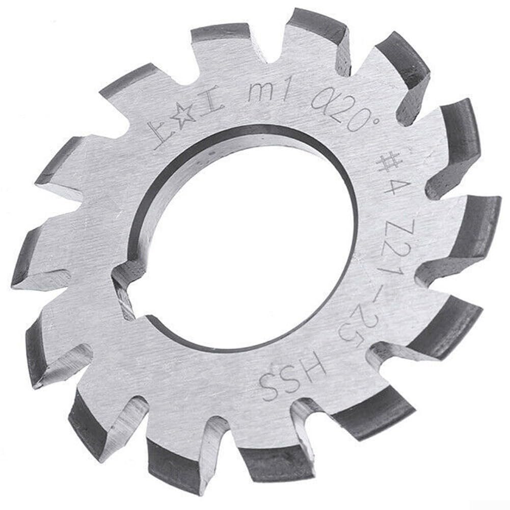 EasyByMall Involute - Set di 8 frese a ingranaggi per il taglio, diametro interno del foro 22 mm, per ingranaggi di fresatura