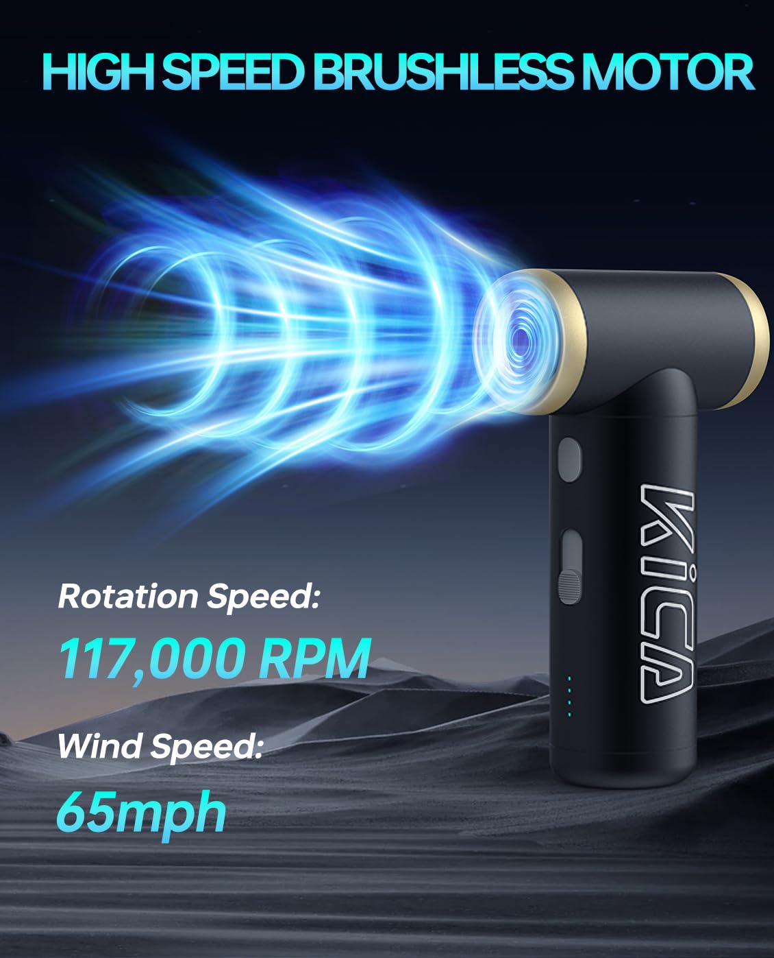 Amazon | 【日本正規品】KiCA JetFan 2S エアダスター 充電式 電動